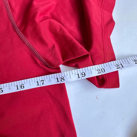 Nike Pro Combat Red Drifit Fitted Tee - Men's Large - Picture 8 of 9